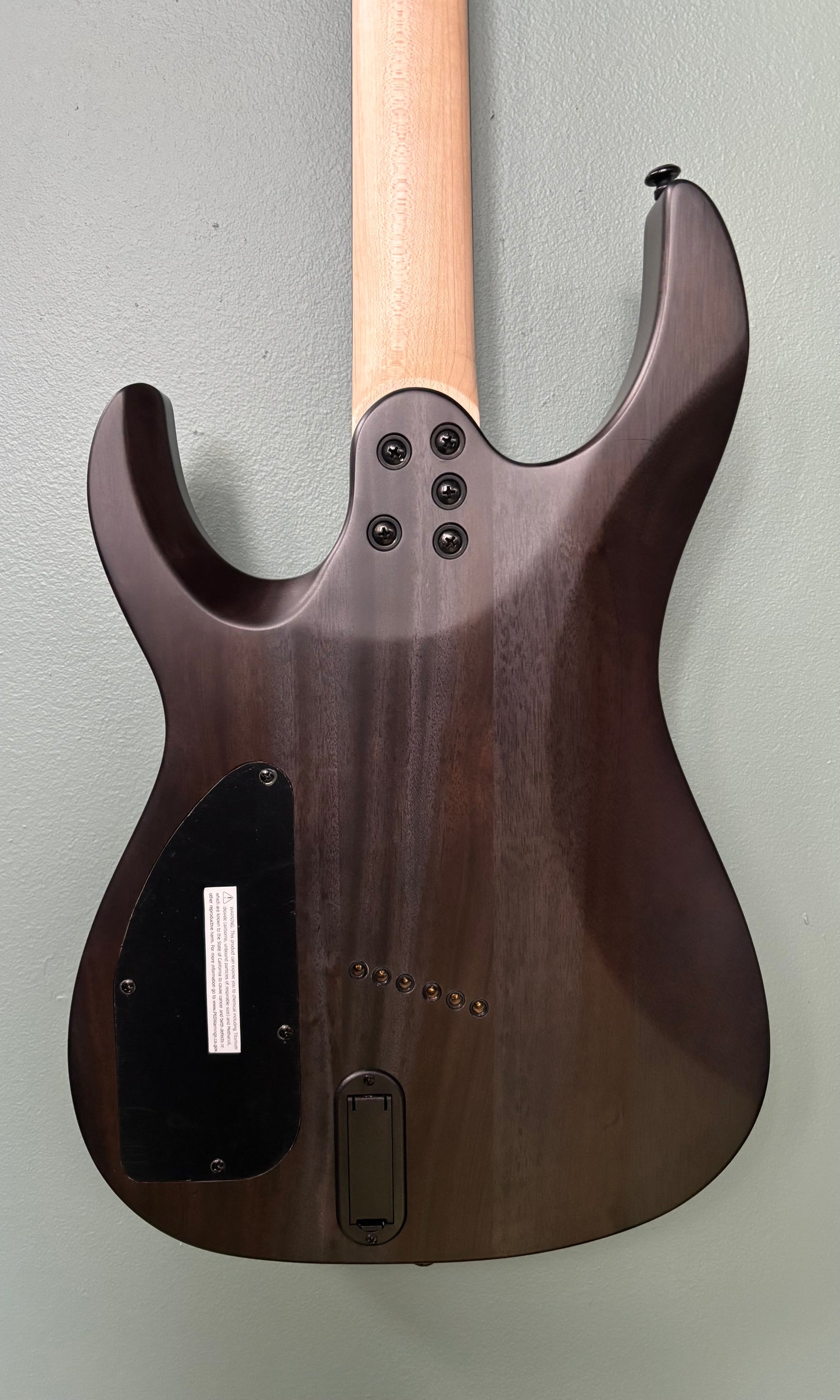 Legator Ninja FSS 6-String - Black Quilted Maple