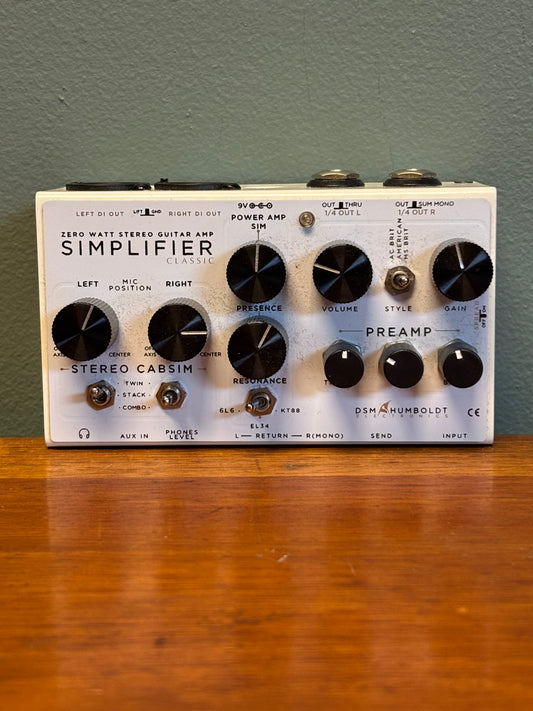 Used DSM Humboldt Simplifier Classic 0 watt Guitar Preamp - The Guitar Shop PGH