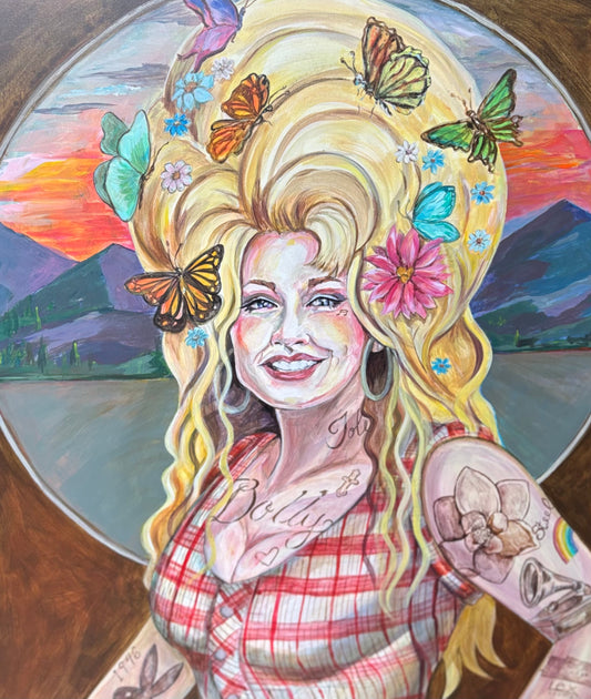 “Dolly Parton - Appalachian Goddess” Original by Lex Covato