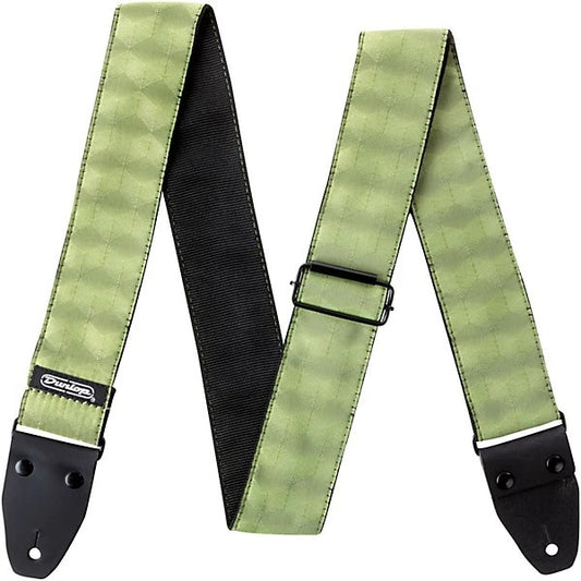 Dunlop Hexagon Echo Olive Jacquard Guitar Strap