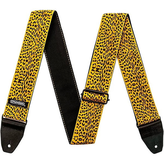 Dunlop Leopardskin Jacquard Guitar Strap
