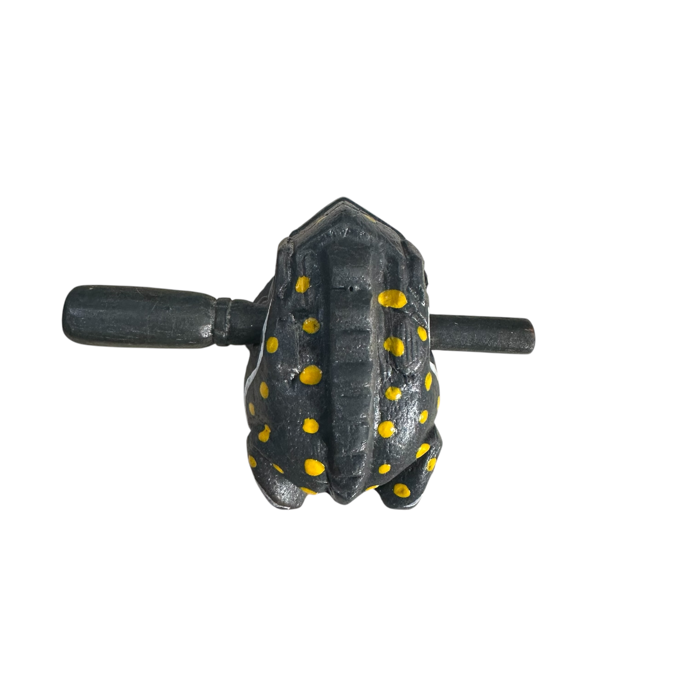 1.5" Wooden Musical Frog - Gray Design (Percussion Instrument)