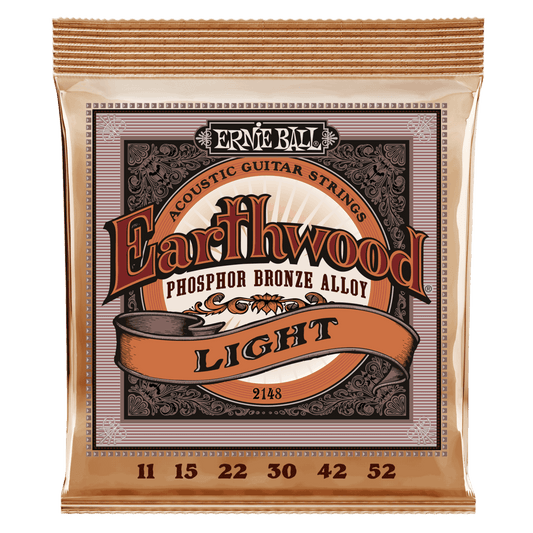 Ernie Ball Earthwood Phosphor Bronze Acoustic Guitar Strings - .011-.052 Light - The Guitar Shop PGH
