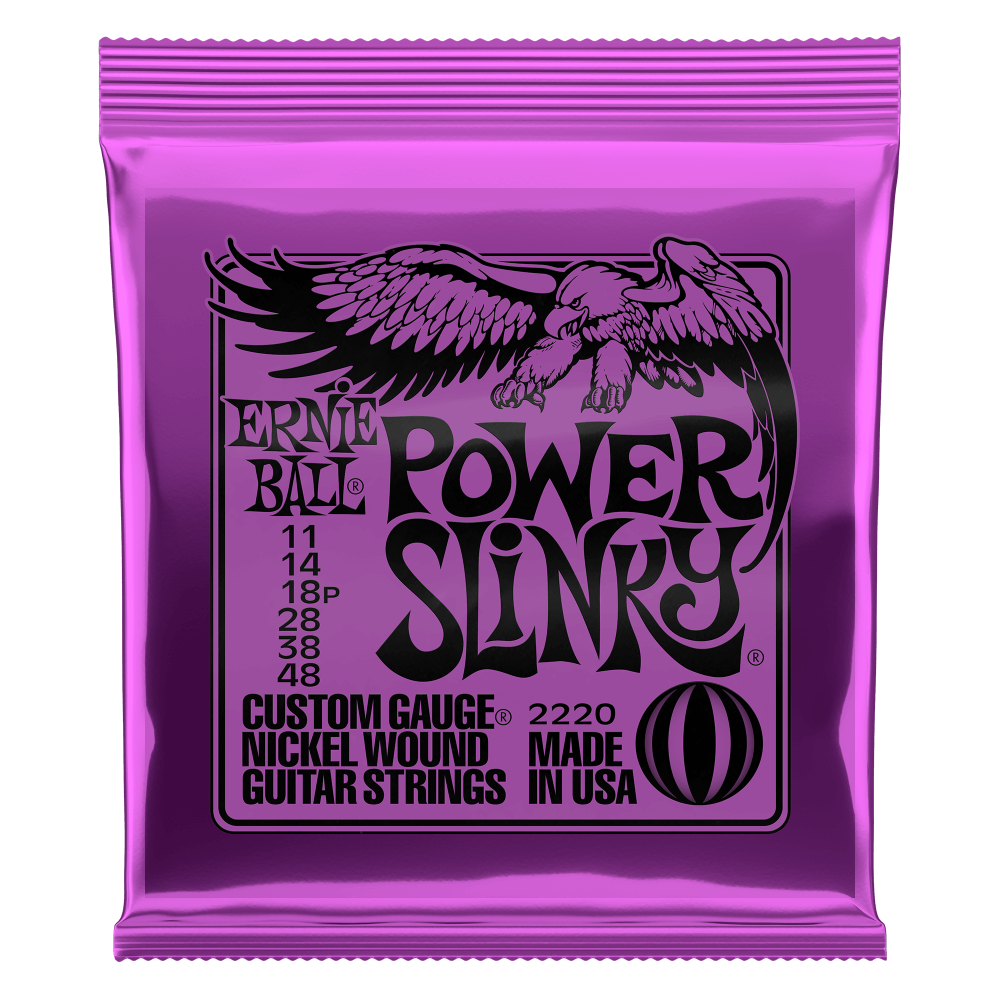 Ernie Ball 2220 Power Slinky Electric Guitar Strings - .011-.048 - The Guitar Shop PGH