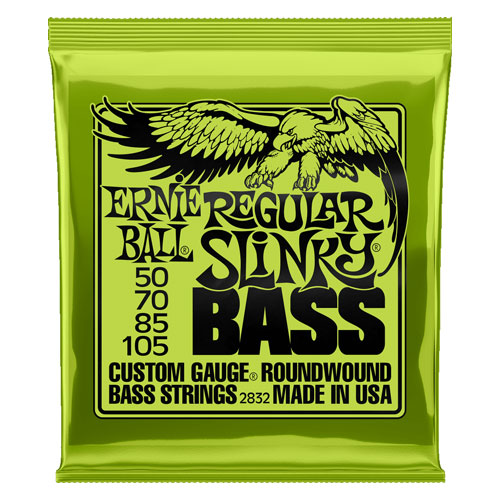 Ernie Ball 2832 Regular Slinky Nickel Wound Electric Bass Guitar Strings - .050-.105 - The Guitar Shop PGH