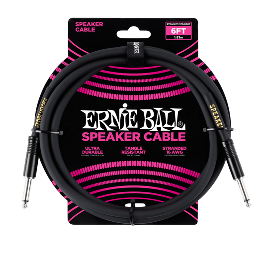 Ernie Ball P06072 Speaker Cable - 6 foot - The Guitar Shop PGH