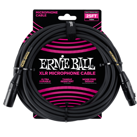 Ernie Ball P06073 Classic Microphone Cable - 25 foot - The Guitar Shop PGH