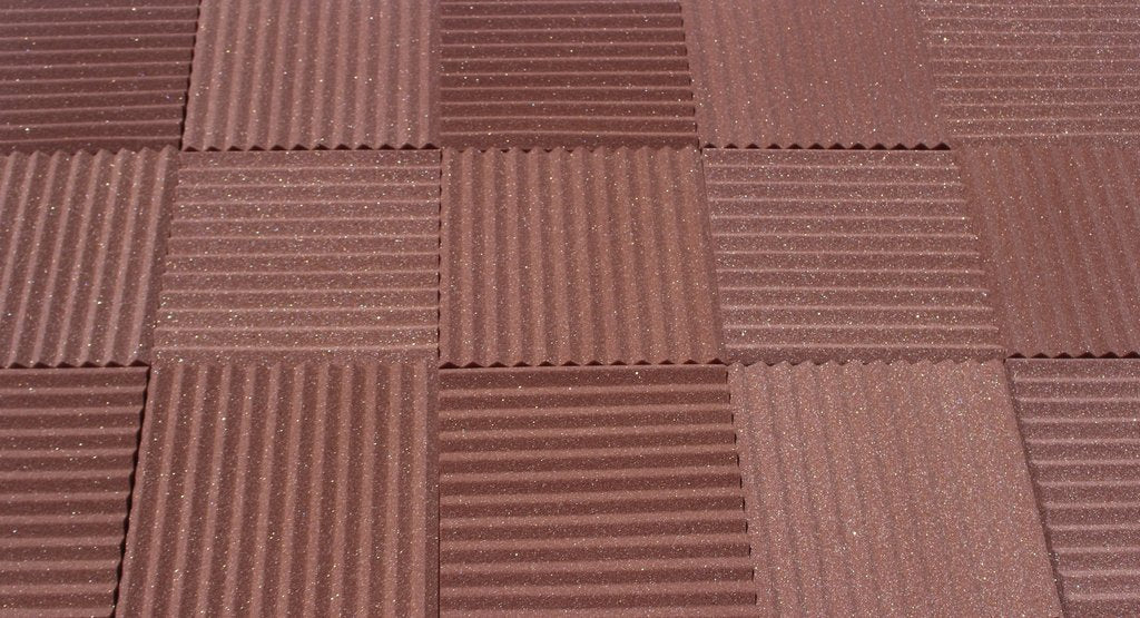 1 Inch Acoustic Foam Wedge Style Panels - 13 Color Options