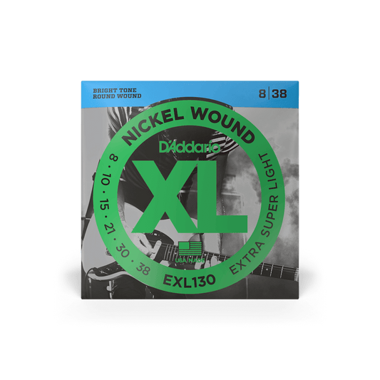 D'ADDARIO EXL130 8/38 Extra Super Light Electric Guitar Strings