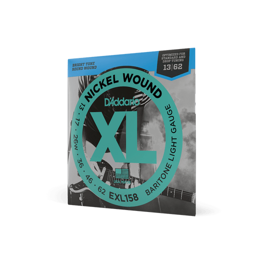 D'ADDARIO EXL158 13/62 Light Baritone Electric Guitar Strings