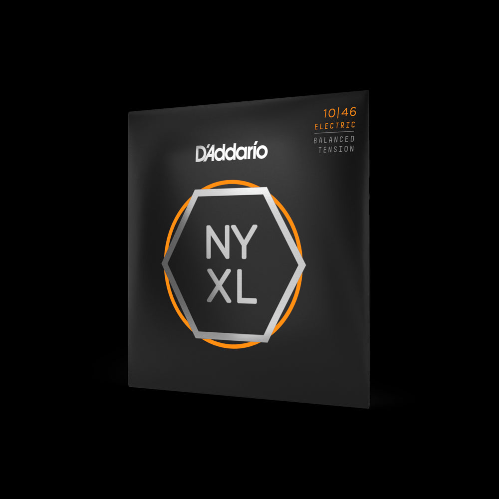 D'Addario NYXL1046BT Nickel Wound Electric Guitar Strings, Balanced Tension, 10-46 by D'Addario